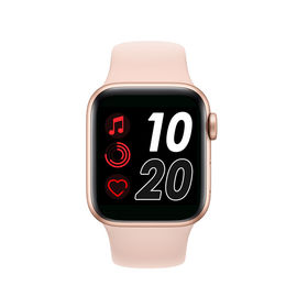 Wanita Sport Bluetooth Memanggil Smartwatch Dengan Monitor Tekanan Darah Heart Rate