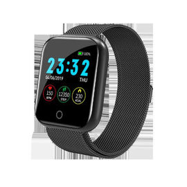 Fashionable Fitness Tracker Smart Watch Definisi Tinggi Warna Hitam / Merah Muda