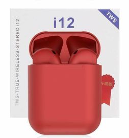 Red Earbud Nirkabel Kompatibel Apple, Earphone Ringan Seperti Airpods