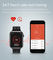 IWO K8 Blt Call Smartwatch 320 * 385 1.78 Inch IWO 12 Pro Max Untuk IOS Ponsel Android Denyut Jantung Suhu Tombol Samping Rotati