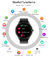 Q21 Stylish Women Smart Watch Round Screen Smartwatch Untuk Girl Heart Rate Monitor Kompatibel Untuk Android Dan IOS