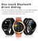 1.28 inci DW95 IP67 Waterproof Smart Watch Qianrun Magnetic Charging Wearable