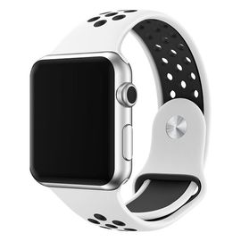 Sport Smartwatch Band Kompatibel Dengan Apple Watch 38mm - 42mm Panjang Bahan Silikon Lembut