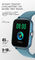 Layar 1,72 Inci Monitor Detak Jantung Smartwatch Silica Gel IP68 Tahan Air